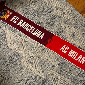FC Barcelona vs AC Milan Scarf 8.4.18